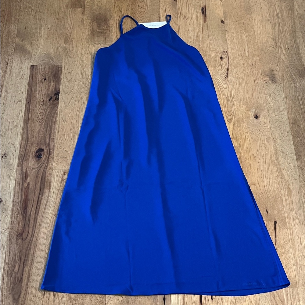 Calvin Klein Blue Slip Dress - Picture 8 of 8
